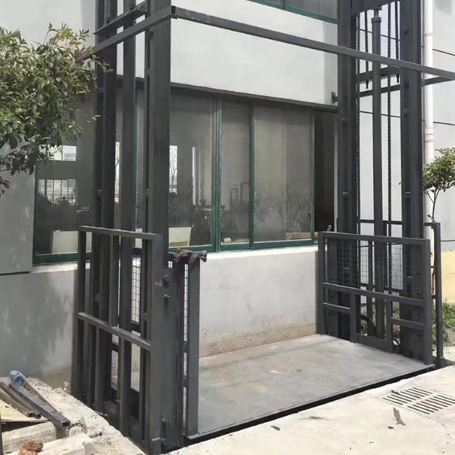 垦利5吨室外升降货梯